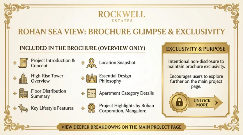 Rohan Sea View brochure overview and exclusivity highlights for Mannagudda luxury apartments