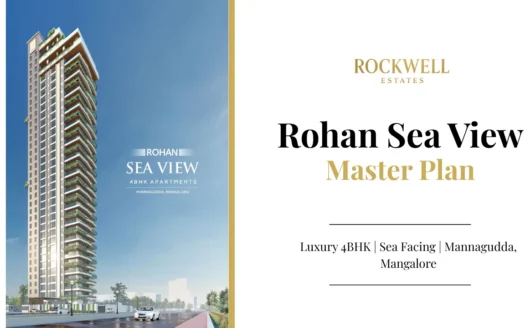 Rohan Sea View Master Plan featured image displaying overall site layout for luxury 4BHK sea-facing apartments in Mannagudda, Mangalore by Rockwell Estates