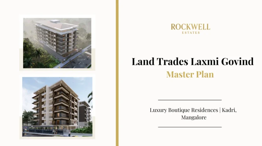 Laxmi Govind Master Plan featured image showing site layout and building planning for luxury 2 & 3 BHK boutique residences on Kadri Alvares Road, Mangalore by Land Trades Developers