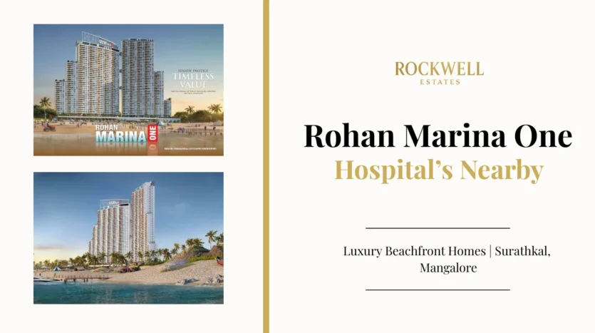 Rohan Marina One Nearby Hospitals Featured Image showing Surathkal and Mangalore healthcare facilities close to the project location