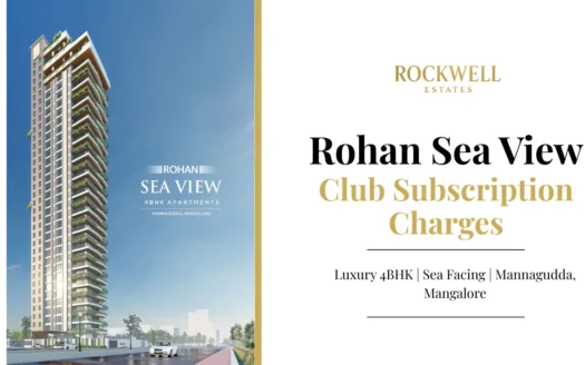 Rohan Sea View club subscription charges for luxury 4 BHK sea-facing apartments in Mannagudda, Mangalore